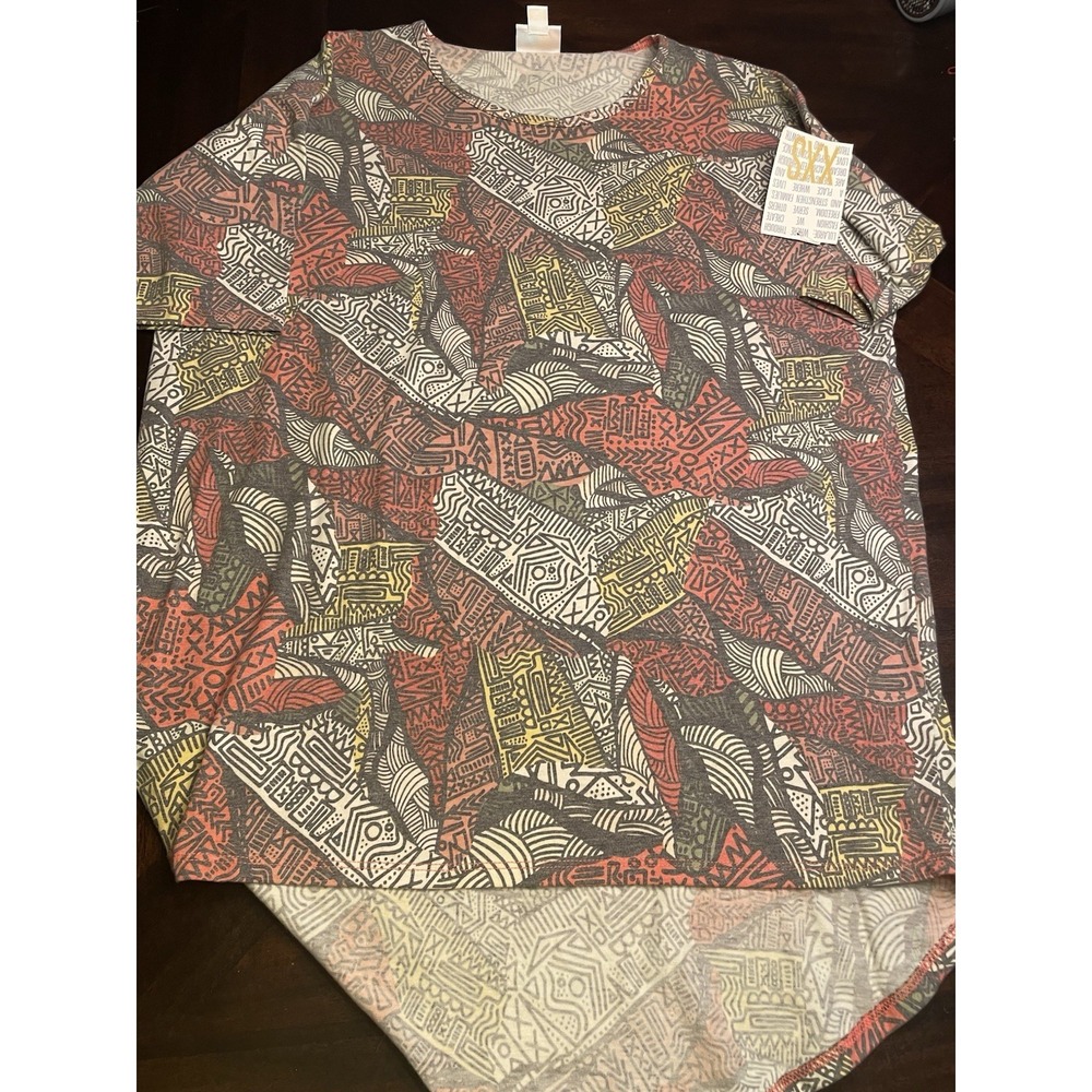 Lularoe Muted Print Irma XXS NWT